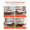 image:imageVEVOR Canopy Bed Frame Full Size Metal Canopy Bed with Four Posters Design Heavy Duty Steel Slats Support Underbed Storage Space No Box Spring Needed Easy Assembly BlackFull