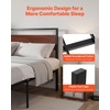 image:imageVEVOR Canopy Bed Frame Full Size Metal Canopy Bed with Four Posters Design Heavy Duty Steel Slats Support Underbed Storage Space No Box Spring Needed Easy Assembly BlackKing