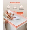 image:imageVEVOR Changing Table Dresser Baby Diaper Change Station with 3 Drawers MultiFunctional Modern Changing Table Dresser with Storage Organizer Nursery for Childrens Room White