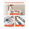 image:imageVEVOR Changing Table Dresser Baby Diaper Change Station with 3 Drawers MultiFunctional Modern Changing Table Dresser with Storage Organizer Nursery for Childrens Room White