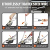 image:imageVEVOR Come Along Winch 2 Ton 4409 lbs Pulling Capacity 12 ft Steel Cable 2 Hooks Heavy Duty Ratchet Power Puller Tool with Dual Gears Automotive Hoist Cable Puller Ideal for Vehicle Rescue2 Ton