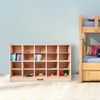image:imageVEVOR Cubby Mobile Tray Storage Cabinet 8Compartment Classroom Furniture 3Shelf Cubby Storage Shelf Premium Particleboard and Poplar Wood Easy to Use for Home Daycare and Preschool Natural20 Section