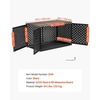 image:imageVEVOR Dog Crate Furniture 42 Inch Heavy Duty Dog Kennel Furniture Indoor for Small amp Medium Dogs Steel Decorative Pet Cage House End Table with 3 Doors Detachable Tray amp EscapeProof Locks Black482L x 287W x 295H