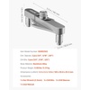 image:imageVEVOR Doweling Jig Kit Self Centering Dowel Drill Jig for Straight Holes Aluminum Alloy Woodworking Tools with 6 Drill Guide Bushings Adjustable Width for Wood Working Drilling and MarkingMini