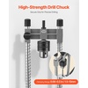 image:imageVEVOR Doweling Jig Kit Self Centering Dowel Drill Jig for Straight Holes Aluminum Alloy Woodworking Tools with 6 Drill Guide Bushings Adjustable Width for Wood Working Drilling and MarkingUltra