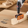 image:imageVEVOR Doweling Jig Kit Self Centering Dowel Drill Jig for Straight Holes Aluminum Alloy Woodworking Tools with 6 Drill Guide Bushings Adjustable Width for Wood Working Drilling and MarkingPro