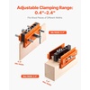 image:imageVEVOR Doweling Jig Kit Self Centering Dowel Drill Jig for Straight Holes Aluminum Alloy Woodworking Tools with 6 Drill Guide Bushings Adjustable Width for Wood Working Drilling and MarkingPro