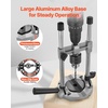 image:imageVEVOR Doweling Jig Kit Self Centering Dowel Drill Jig for Straight Holes Aluminum Alloy Woodworking Tools with 6 Drill Guide Bushings Adjustable Width for Wood Working Drilling and MarkingUltra