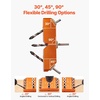 image:imageVEVOR Doweling Jig Kit Self Centering Dowel Drill Jig for Straight Holes Aluminum Alloy Woodworking Tools with 6 Drill Guide Bushings Adjustable Width for Wood Working Drilling and MarkingPro