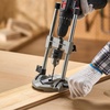 image:imageVEVOR Doweling Jig Kit Self Centering Dowel Drill Jig for Straight Holes Aluminum Alloy Woodworking Tools with 6 Drill Guide Bushings Adjustable Width for Wood Working Drilling and MarkingUltra