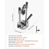 image:imageVEVOR Doweling Jig Kit Self Centering Dowel Drill Jig for Straight Holes Aluminum Alloy Woodworking Tools with 6 Drill Guide Bushings Adjustable Width for Wood Working Drilling and MarkingUltra