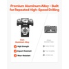 image:imageVEVOR Doweling Jig Kit Self Centering Dowel Drill Jig for Straight Holes Aluminum Alloy Woodworking Tools with 6 Drill Guide Bushings Adjustable Width for Wood Working Drilling and MarkingUltra