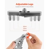 image:imageVEVOR Doweling Jig Kit Self Centering Dowel Drill Jig for Straight Holes Aluminum Alloy Woodworking Tools with 6 Drill Guide Bushings Adjustable Width for Wood Working Drilling and MarkingMini