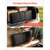 image:imageVEVOR Extra Long Folding Portable Bar Tradeshow Podium Table for Indoor Outdoor Party Picnic Exhibition Includes Carrying Case Storage Shelf and Black Skirt 7795 x 1516 x 34652 Tier 386 INCH
