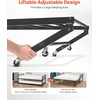 image:imageVEVOR Full Size Daybed Frame Day Bed with Trundle Heavy Duty Metal Platform Bed Frame Full Daybed with Metal Slats Support for Living Room Bedroom Guest Room Easy Assembly BlackTwin Size with Trundle