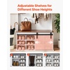 image:imageVEVOR Hall Tree with Bench and Shoe Storage 42 Wide Entryway Hall Tree with Bench Hanging Hooks Storage Shelves Adjustable Shoe Shelves Wooden Furniture for Mudroom Entryway Hallway White