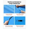 image:imageVEVOR Inflatable Paint Booth 20 x 10 x 8 ft Portable Spray Booth with 480W750W Blowers Large Filter Cotton Changing Area Arched Roof Painting Tent for Bike Motorcycle and Furniture Blue
