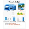 image:imageVEVOR Inflatable Paint Booth 20 x 10 x 8 ft Portable Spray Booth with 480W750W Blowers Large Filter Cotton Changing Area Arched Roof Painting Tent for Bike Motorcycle and Furniture Blue