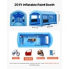 image:imageVEVOR Inflatable Paint Booth 20 x 10 x 8 ft Portable Spray Booth with 480W750W Blowers Large Filter Cotton Changing Area Arched Roof Painting Tent for Bike Motorcycle and Furniture Blue