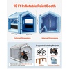 image:imageVEVOR Inflatable Paint Booth 3937 x 1640 x 1312 ft Inflatable Spray Booth with 950W1100W Blowers Air Filter System Triangular Roof for Painting Car Truck Furniture Automotive Sheet Metal10x85x85Ft