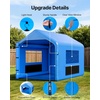 image:imageVEVOR Inflatable Paint Booth 3937 x 1640 x 1312 ft Inflatable Spray Booth with 950W1100W Blowers Air Filter System Triangular Roof for Painting Car Truck Furniture Automotive Sheet Metal13x10x9Ft