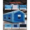image:imageVEVOR Inflatable Paint Booth 3937 x 1640 x 1312 ft Inflatable Spray Booth with 950W1100W Blowers Air Filter System Triangular Roof for Painting Car Truck Furniture Automotive Sheet Metal39x16x13Ft