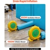 image:imageVEVOR Inflatable Paint Booth 3937 x 1640 x 1312 ft Inflatable Spray Booth with 950W1100W Blowers Air Filter System Triangular Roof for Painting Car Truck Furniture Automotive Sheet Metal39x16x13Ft
