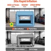 image:imageVEVOR Inflatable Paint Booth 3937 x 1640 x 1312 ft Inflatable Spray Booth with 950W1100W Blowers Air Filter System Triangular Roof for Painting Car Truck Furniture Automotive Sheet Metal10x85x85Ft