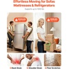 image:imageVEVOR Moving Straps 2Person Lifting and Moving System with 2 Harness Straps 1 LoadBearing Strap amp 1 Handheld Strap Adjustable Lifting Shoulder Straps Move Furniture Appliances MattressesMoving Straps 4 Pack
