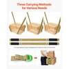 image:imageVEVOR Moving Straps 2Person Lifting and Moving System with 2 Harness Straps 2 LoadBearing amp 1 Handheld Adjustable Lifting Shoulder Move Furniture Appliances Mattresses