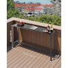 image:imageVEVOR Outdoor Bar Table 55 x 15 in Patio Bar Table Waterproof Top amp Sturdy Metal Frame Rectangle Counter Height Dining Tables Outdoor Furniture for Balcony Yard Hot Tub Poolside IndoorRectangle