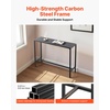 image:imageVEVOR Outdoor Bar Table 55 x 15 in Patio Bar Table Waterproof Top amp Sturdy Metal Frame Rectangle Counter Height Dining Tables Outdoor Furniture for Balcony Yard Hot Tub Poolside IndoorRectangle