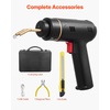 image:imageVEVOR Plastic Welding Kit 220W Plastic Welder Gun with 800PCS Hot Staples amp 56PCS Welding Rods Professional Hot Staple Welding Gun with LED Light Carrying Case for Kayak Toys Car Bumper Repair120W Cordless Plastic Welder Gun
