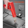 image:imageVEVOR Plastic Welding Kit 220W Plastic Welder Gun with 800PCS Hot Staples amp 56PCS Welding Rods Professional Hot Staple Welding Gun with LED Light Carrying Case for Kayak Toys Car Bumper Repair100W Gun  60 W100W Soldering Iron