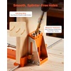 image:imageVEVOR Pocket Hole Jig Kit Adjustable and Easy to Use Pocket Hole Jig System with Step Drills Wrenches Drill Stop Rings Screws and Square Drive Bits Dual Scale Marks for DIY Carpentry ProjectsOrange