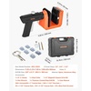 image:imageVEVOR Pocket Hole Jig Kit Adjustable and Easy to Use Pocket Hole Jig System with Step Drills Wrenches Drill Stop Rings Screws and Square Drive Bits Dual Scale Marks for DIY Carpentry ProjectsBlack