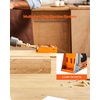 image:imageVEVOR Pocket Hole Jig Kit Adjustable and Easy to Use Pocket Hole Jig System with Step Drills Wrenches Drill Stop Rings Screws and Square Drive Bits Dual Scale Marks for DIY Carpentry ProjectsOrange