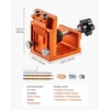 image:imageVEVOR Pocket Hole Jig Kit Adjustable and Easy to Use Pocket Hole Jig System with Step Drills Wrenches Drill Stop Rings Screws and Square Drive Bits Dual Scale Marks for DIY Carpentry ProjectsOrange