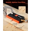 image:imageVEVOR Pocket Hole Jig Kit Adjustable and Easy to Use Pocket Hole Jig System with Step Drills Wrenches Drill Stop Rings Screws and Square Drive Bits Dual Scale Marks for DIY Carpentry ProjectsOrange