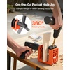 image:imageVEVOR Pocket Hole Jig Kit Adjustable and Easy to Use Pocket Hole Jig System with Step Drills Wrenches Drill Stop Rings Screws and Square Drive Bits Dual Scale Marks for DIY Carpentry ProjectsBlack