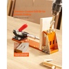 image:imageVEVOR Pocket Hole Jig Kit Adjustable and Easy to Use Pocket Hole Jig System with Step Drills Wrenches Drill Stop Rings Screws and Square Drive Bits Dual Scale Marks for DIY Carpentry ProjectsOrange