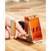 image:imageVEVOR Pocket Hole Jig Kit Adjustable and Easy to Use Pocket Hole Jig System with Step Drills Wrenches Drill Stop Rings Screws and Square Drive Bits Dual Scale Marks for DIY Carpentry ProjectsOrange