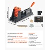 image:imageVEVOR Pocket Hole Jig Kit Adjustable and Easy to Use Pocket Hole Jig System with Step Drills Wrenches Drill Stop Rings Screws and Square Drive Bits Dual Scale Marks for DIY Carpentry ProjectsBlack