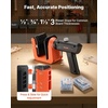 image:imageVEVOR Pocket Hole Jig Kit Adjustable and Easy to Use Pocket Hole Jig System with Step Drills Wrenches Drill Stop Rings Screws and Square Drive Bits Dual Scale Marks for DIY Carpentry ProjectsBlack