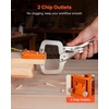 image:imageVEVOR Pocket Hole Jig Kit Adjustable and Easy to Use Pocket Hole Jig System with Step Drills Wrenches Drill Stop Rings Screws and Square Drive Bits Dual Scale Marks for DIY Carpentry ProjectsOrange