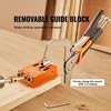 image:imageVEVOR Pocket Hole Jig Kit EasytoUse for Wood Projects Comes with Step Drills Stop Collars Hex Keys amp Driver Bits Features Dual Scales for DIY WoodworkingUltra