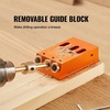 image:imageVEVOR Pocket Hole Jig Kit EasytoUse for Wood Projects Comes with Step Drills Stop Collars Hex Keys amp Driver Bits Features Dual Scales for DIY WoodworkingPro