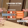 image:imageVEVOR Pocket Hole Jig Kit EasytoUse for Wood Projects Comes with Step Drills Stop Collars Hex Keys amp Driver Bits Features Dual Scales for DIY WoodworkingMini
