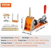 image:imageVEVOR Pocket Hole Jig Kit EasytoUse for Wood Projects Comes with Step Drills Stop Collars Hex Keys amp Driver Bits Features Dual Scales for DIY WoodworkingPro