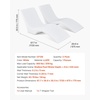 image:imageVEVOR Pool Lounge Chairs Set of 2 Chaise Lounger Water Weighted inPool Lounger Chairs for up to 9 Water Depths AntiFloating Patio Furniture with Cup Phone Holders for Sun Shelf amp Tanning Ledge